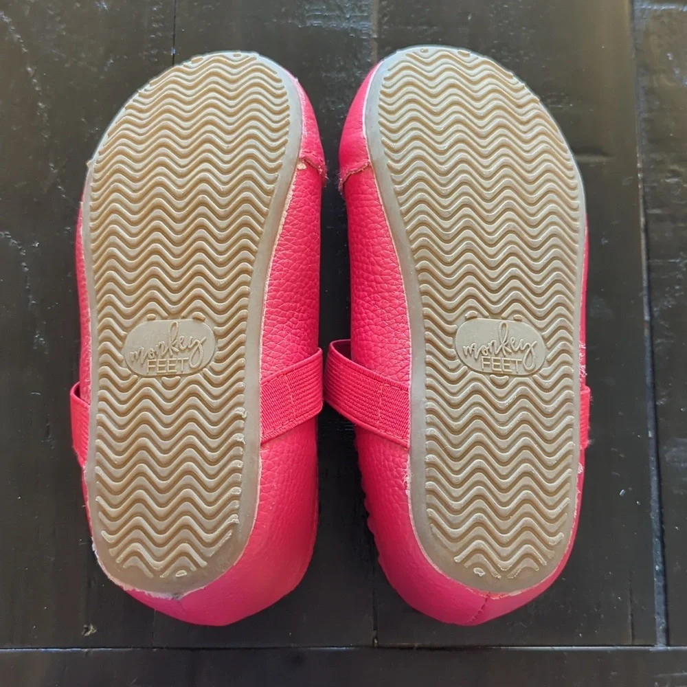 Red Leather Ballet Flats - Picture 4 of 4